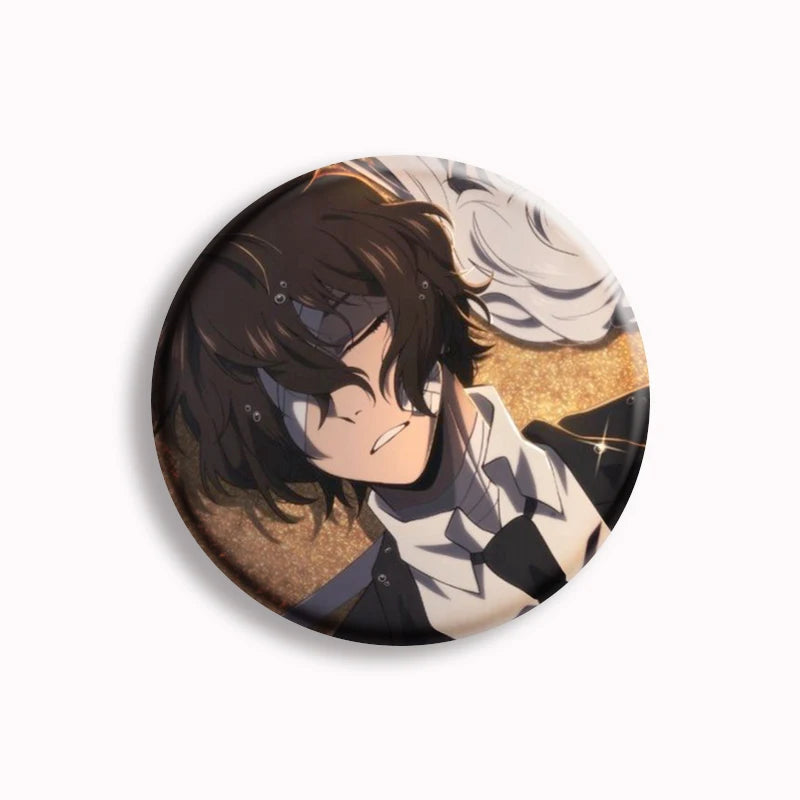 Anime Bungo Stray Dogs Button Pin Character Fyodor Fan Art Brooch Badge Bag Accessories Jewelry Fans Collect 58mm Friends Gift