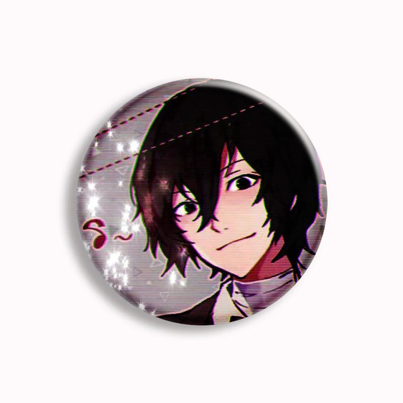 Anime Bungo Stray Dogs Button Pin Character Fyodor Fan Art Brooch Badge Bag Accessories Jewelry Fans Collect 58mm Friends Gift