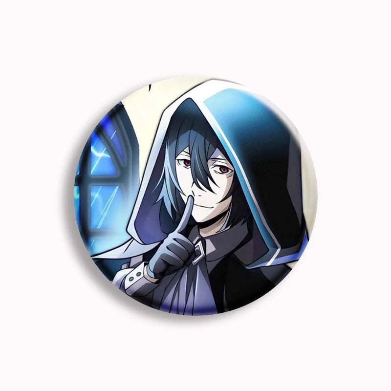 Anime Bungo Stray Dogs Button Pin Character Fyodor Fan Art Brooch Badge Bag Accessories Jewelry Fans Collect 58mm Friends Gift