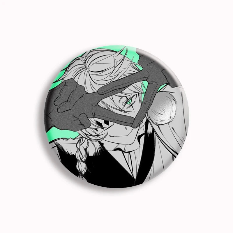 Anime Bungo Stray Dogs Button Pin Character Fyodor Fan Art Brooch Badge Bag Accessories Jewelry Fans Collect 58mm Friends Gift
