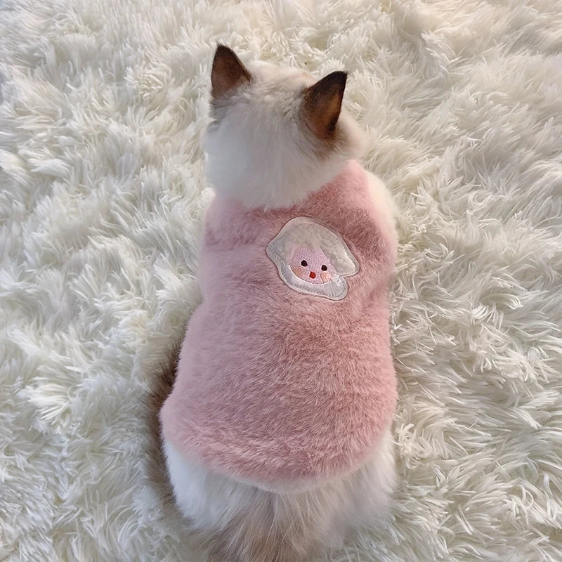 Cats Accessories Pets Warm Kittens Clothes for Winter Kitten Small
