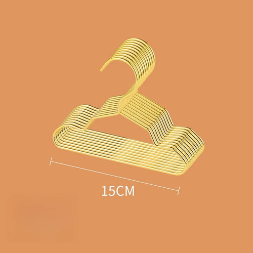 Pet Apparel Hangers Small Metal Clothes Hanger for Teddy Dog Cat