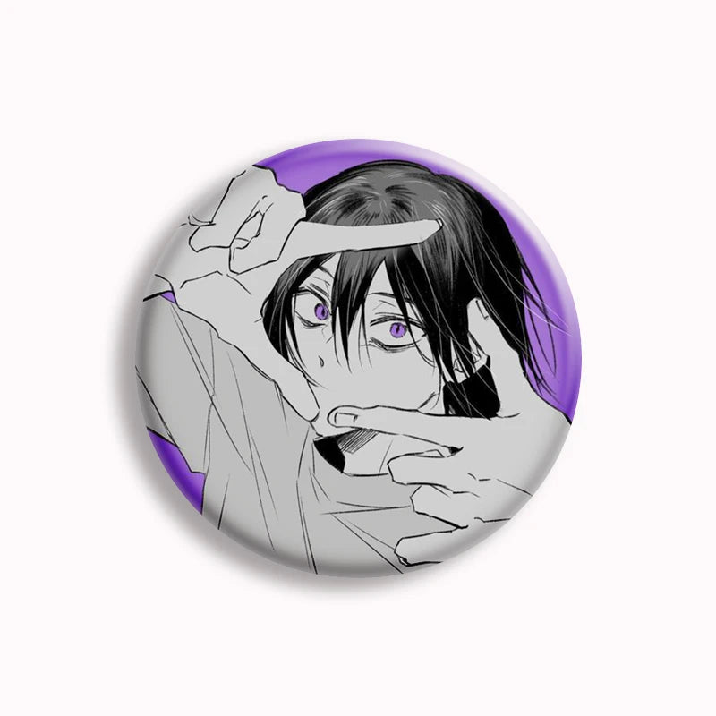 Anime Bungo Stray Dogs Button Pin Character Fyodor Fan Art Brooch Badge Bag Accessories Jewelry Fans Collect 58mm Friends Gift