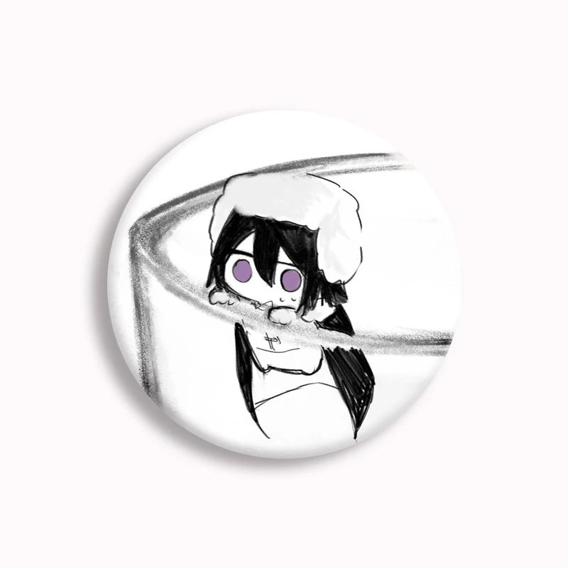 Anime Bungo Stray Dogs Button Pin Character Fyodor Fan Art Brooch Badge Bag Accessories Jewelry Fans Collect 58mm Friends Gift