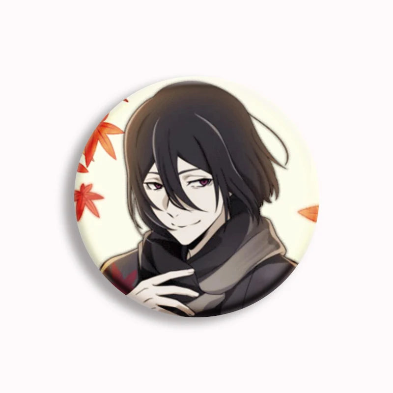 Anime Bungo Stray Dogs Button Pin Character Fyodor Fan Art Brooch Badge Bag Accessories Jewelry Fans Collect 58mm Friends Gift