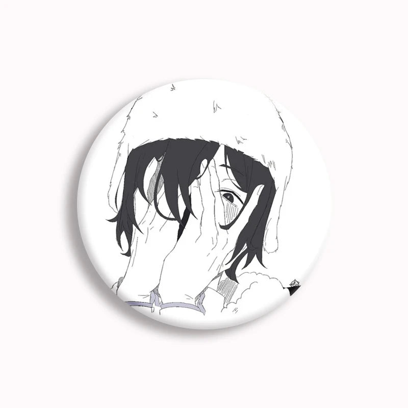 Anime Bungo Stray Dogs Button Pin Character Fyodor Fan Art Brooch Badge Bag Accessories Jewelry Fans Collect 58mm Friends Gift
