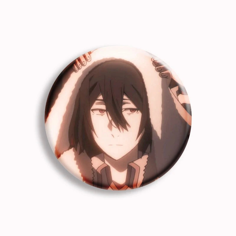 Anime Bungo Stray Dogs Button Pin Character Fyodor Fan Art Brooch Badge Bag Accessories Jewelry Fans Collect 58mm Friends Gift
