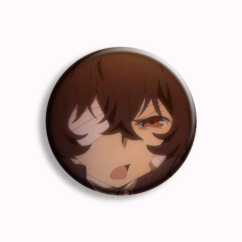 Anime Bungo Stray Dogs Button Pin Character Fyodor Fan Art Brooch Badge Bag Accessories Jewelry Fans Collect 58mm Friends Gift